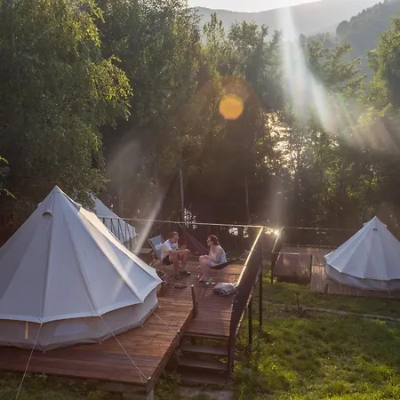 Aura Camp - Glamping, Jezioro, Sauna, Supy * Międzybrodzie Bialskie