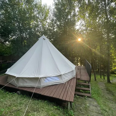 Aura Camp - Glamping, Jezioro, Sauna, Supy * Międzybrodzie Bialskie