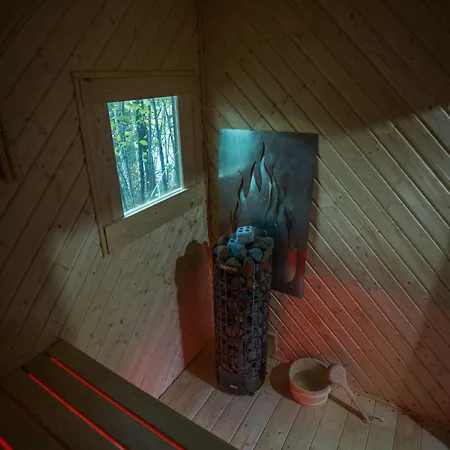 Aura Camp - Glamping, Jezioro, Sauna, Supy *