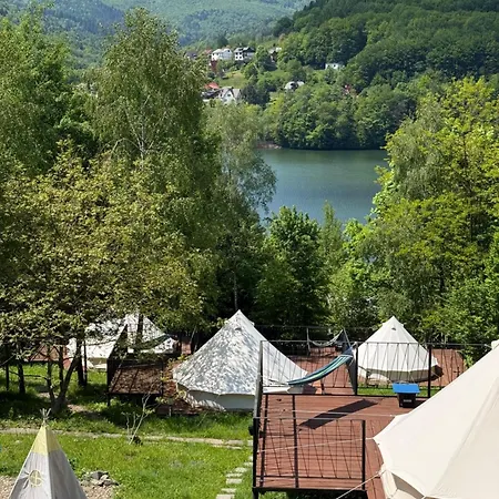 Aura Camp - Glamping, Jezioro, Sauna, Supy * Międzybrodzie Bialskie