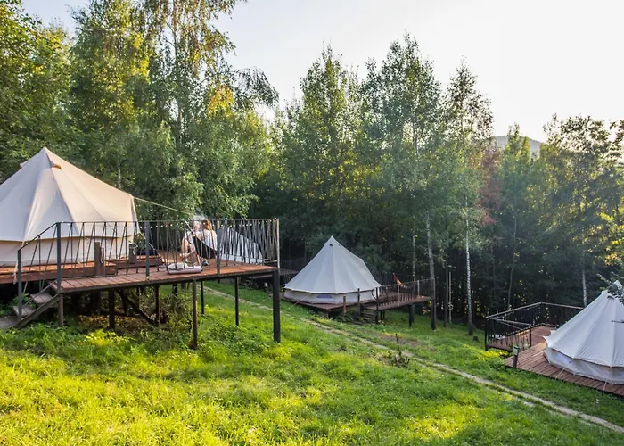 Campismo de Luxo Aura Camp - Glamping, Jezioro, Sauna, Supy *