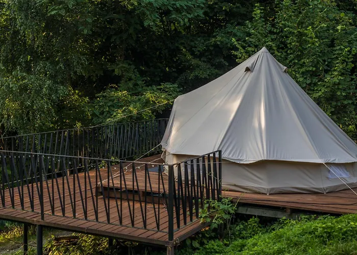 Aura Camp - Glamping, Jezioro, Sauna, Supy *